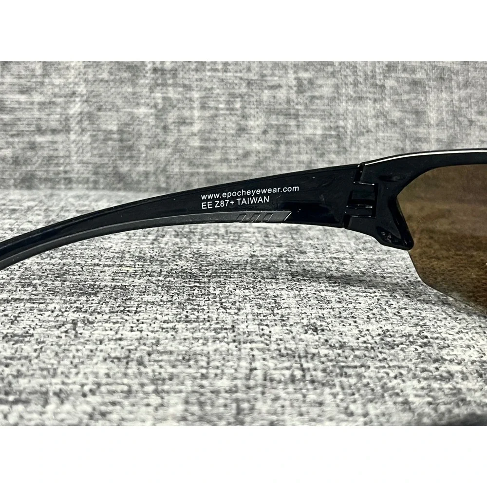 Epoch Eyewear Epoch 2 Safety Sunglasses Black Frame Brown Lens ANSI Z87+ Sport